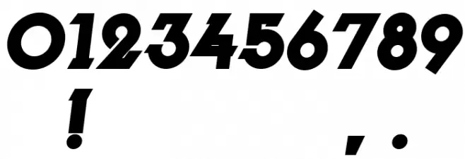 Herne Bold Italic Font OTHER CHARS