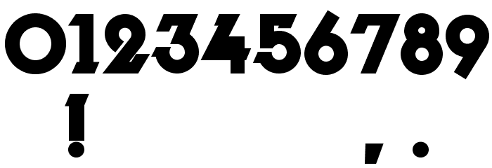 Herne Bold Font OTHER CHARS