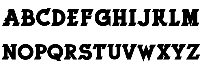 Herne Bold Font LOWERCASE