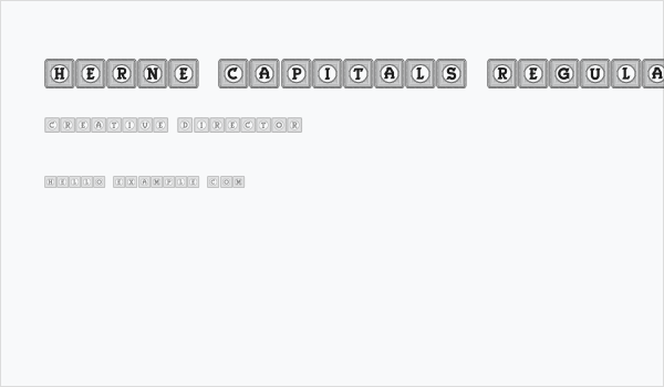 Herne Capitals Regular Business Card