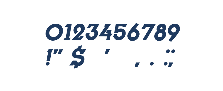 Herne Italic Other Characters