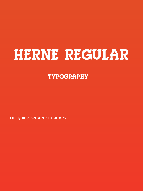 Herne Regular Poster