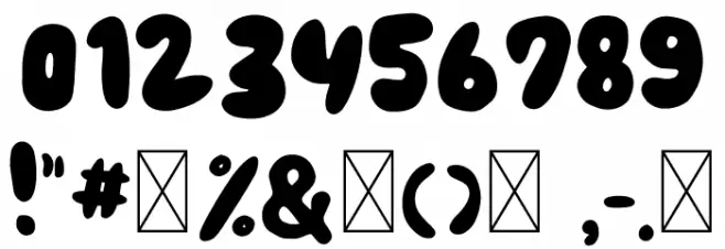 Hero Fest Font OTHER CHARS