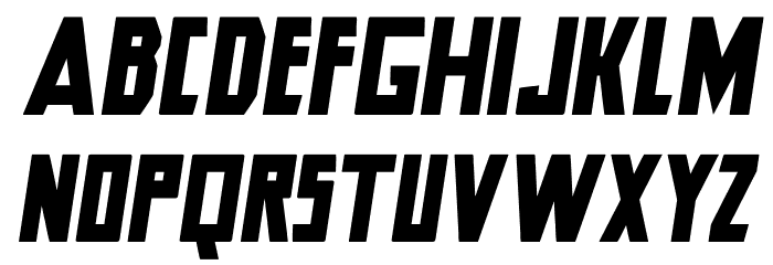 Hero Italic Font LOWERCASE
