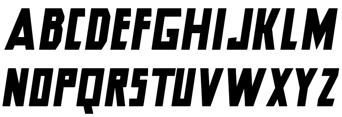 Hero Italic Font LOWERCASE