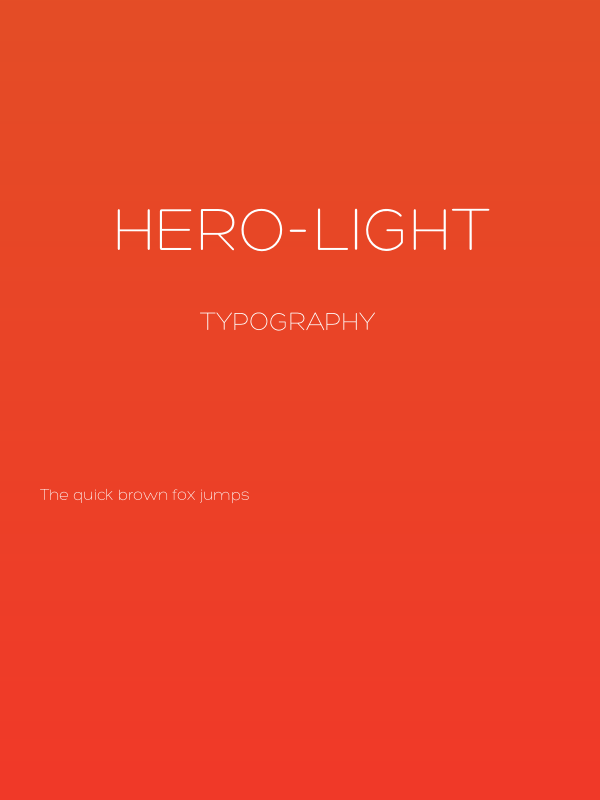 Hero-Light Poster
