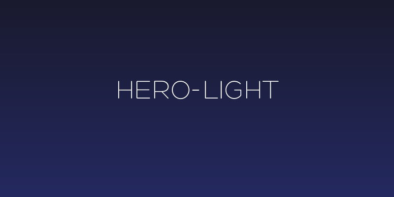 Hero-Light Social Header