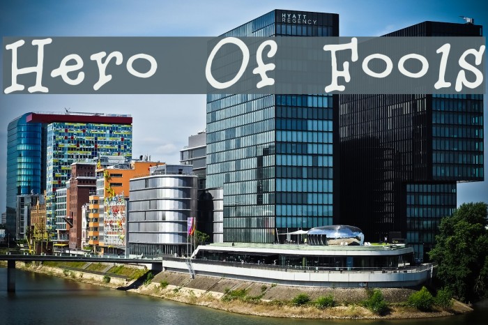 Hero Of Fools Font examples