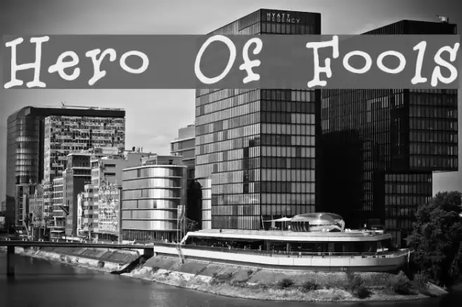 Hero Of Fools Font examples