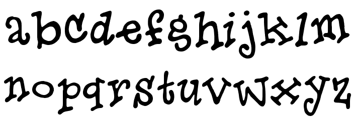 Hero Of Fools Font LOWERCASE