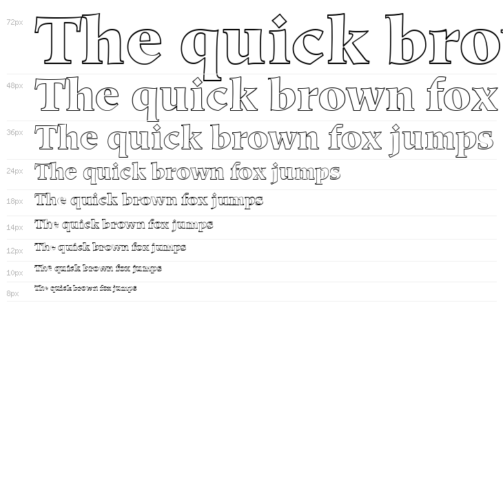 Hero Outline Waterfall