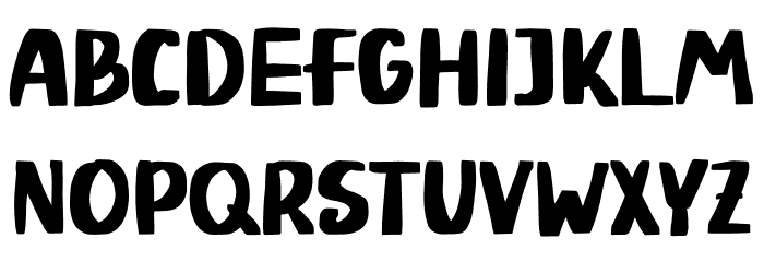 Hero Panda Font LOWERCASE