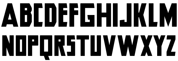 Hero Regular Font LOWERCASE