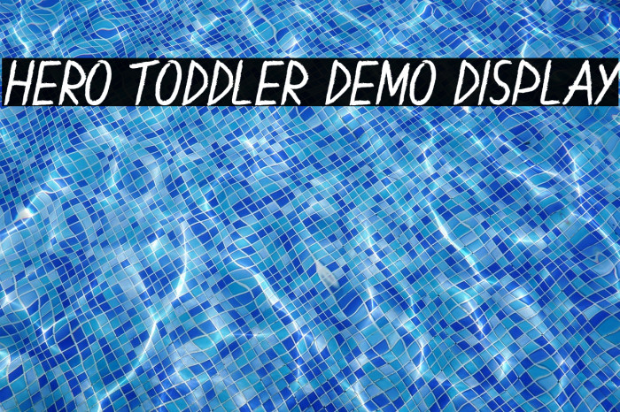 Hero Toddler Demo Display Example 3