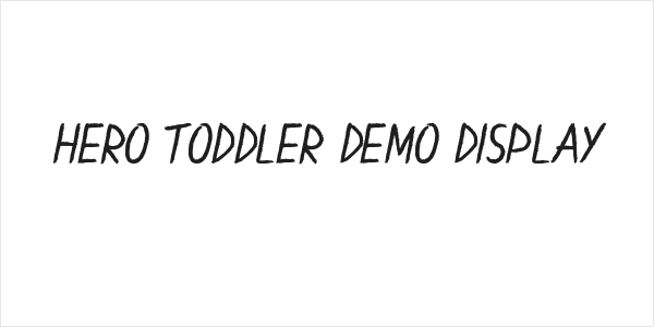 Hero Toddler Demo Display Logo