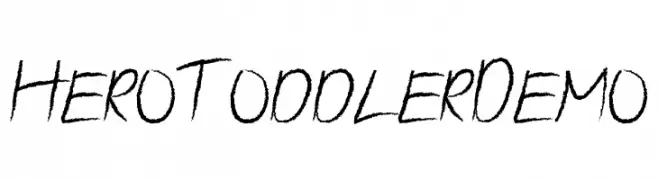 Hero Toddler Demo  font caratteri gratis