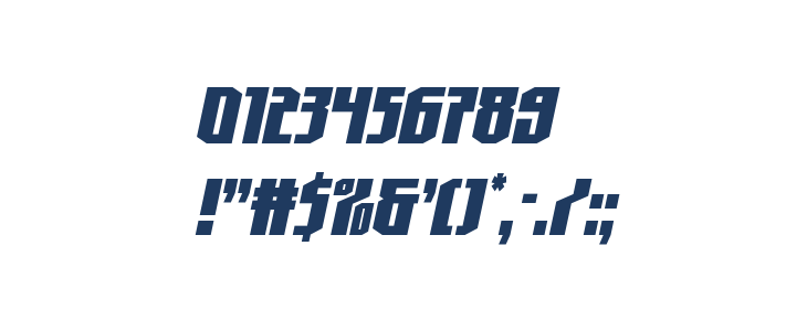 Hero Worship Condensed Italic Other Characters