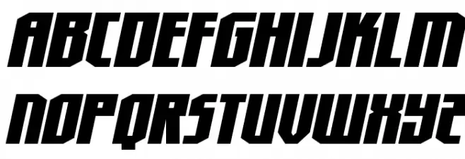 Hero Worship Condensed Italic Polices MAJUSCULES