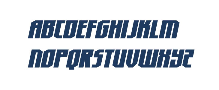 Hero Worship Condensed Italic Lowercase