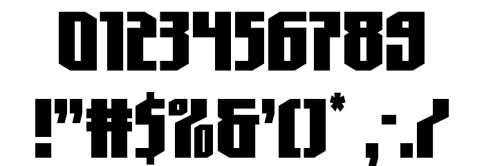 Hero Worship Condensed Font OTHER CHARS