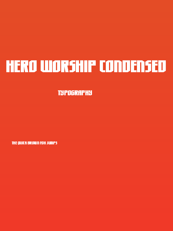 Hero Worship Condensed Poster