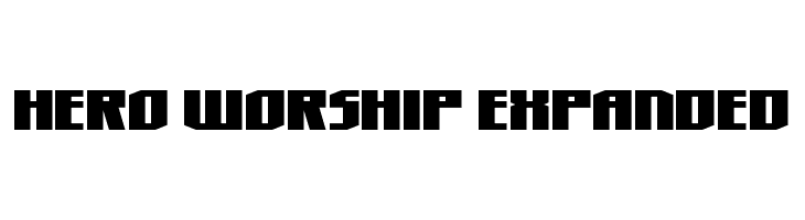 Hero Worship Expanded  les polices de caractères gratuit tlcharger