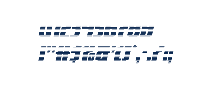 Hero Worship Gradient Italic Other Characters