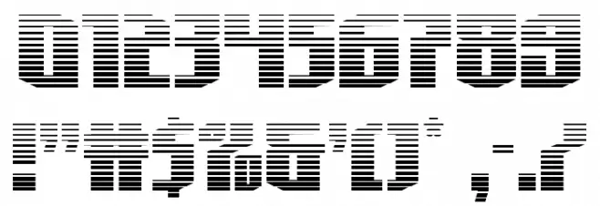 Hero Worship Gradient Font OTHER CHARS