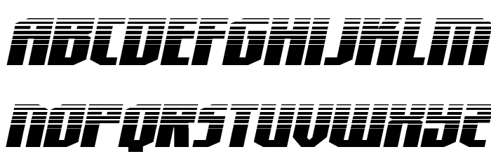 Hero Worship Halftone Italic Font LOWERCASE