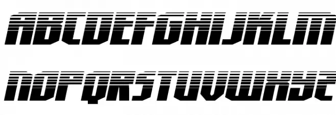 Hero Worship Halftone Italic फ़ॉन्ट लोअरकेस