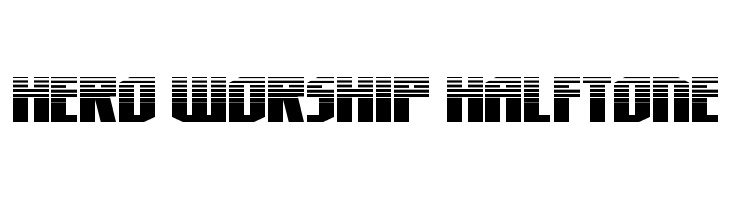 Hero Worship Halftone  Free Fonts Download