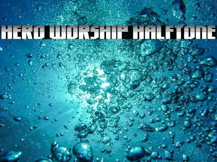 Hero Worship Halftone Example 1