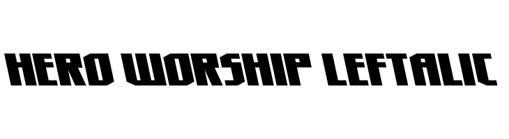 Hero Worship Leftalic  لخطوط تنزيل