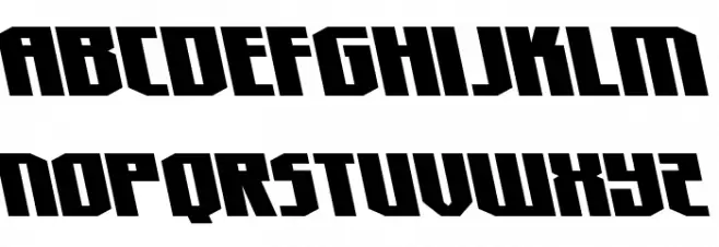 Hero Worship Leftalic 字体 大写