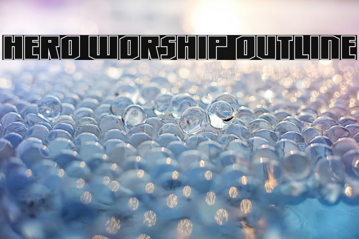 Hero Worship Outline Example 1