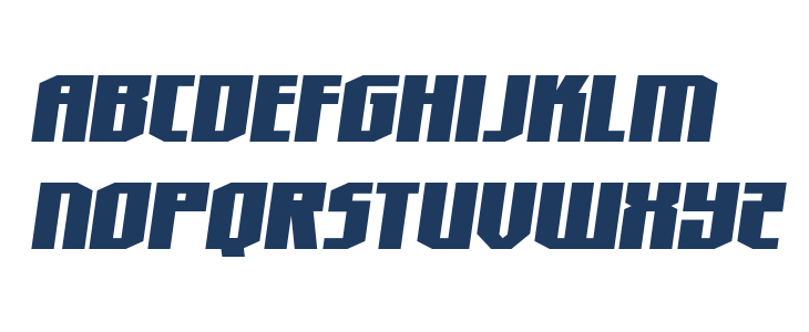 Hero Worship Semi-Italic Lowercase