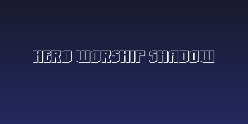 Hero Worship Shadow Social Header