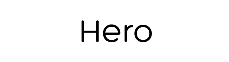 Hero Font