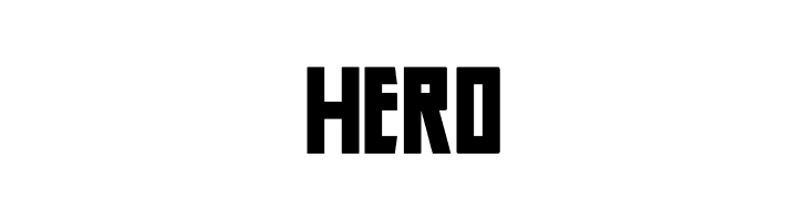 Hero  font caratteri gratis