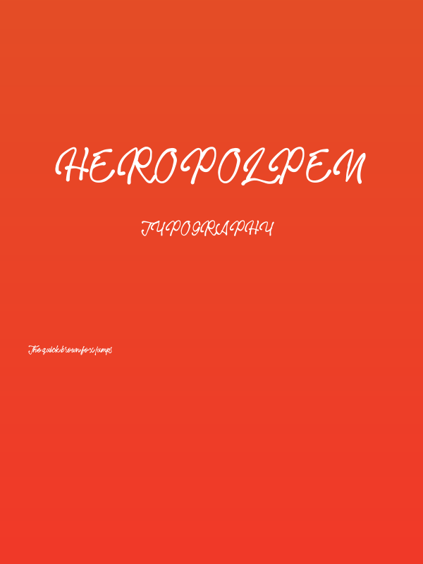 HeroPolpen Poster
