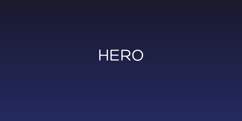 Hero Social Header