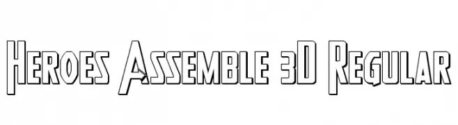 Heroes Assemble 3D Regular 