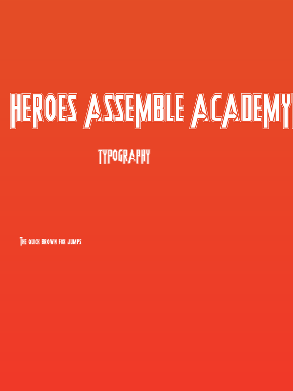 Heroes Assemble AcademyRegular Poster