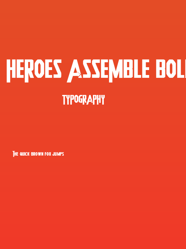 Heroes Assemble Bold Expanded Poster
