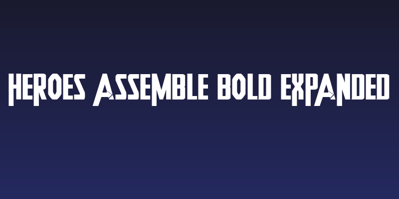 Heroes Assemble Bold Expanded Social Header