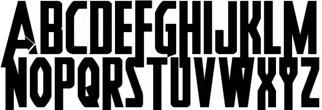 Heroes Assemble Bold Шрифта ВЕРХНИЙ