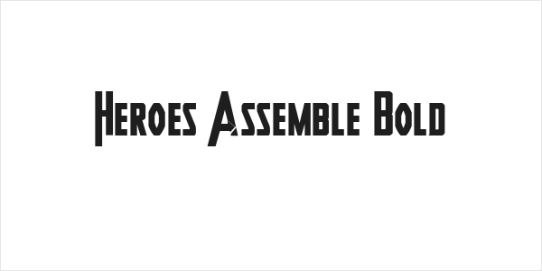 Heroes Assemble Bold Logo