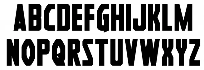 Heroes Assemble Bold Caratteri MINUSCOLO