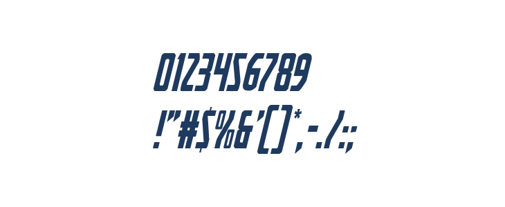 Heroes Assemble Condensed Italic Other Characters