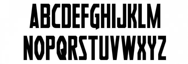 Heroes Assemble Condensed Font LOWERCASE